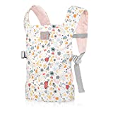 GAGAKU Doll Carrier Front and Back Soft Cotton Stuffed Animal Carriers for Baby, Rose Garden