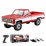 FMS 1/18 RC Crawler K10 4WD Brushed RTR RC Car Official Licensed Model Car 4WD Hobby RC Crawler RC Car Remote Control Car with LED Lights Vehicle 3-Ch 2.4GHz Transmitter for Adults (K10)
