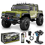 LAEGENDARY RC Crawler - 4x4 Offroad Crawler Remote Control Truck for Adults and Kids - RC Car, RC Rock Crawler, Fast Speed, Electric, Hobby Grade Car - 1:8 Scale, Brushed, Army Green