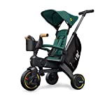 Doona Liki Trike S5 - Premium Foldable Push Trike and Kids Tricycle for Ages 10 Months to 3 Years, Racing Green