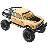 Axial SCX10 II Trail Honcho 4WD RC Rock Crawler Off-Road 4x4 Electric RTR with 2.4Ghz Radio, Waterproof ESC & LED Lights, 1/10 Scale RTR (Tan)