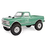 Axial SCX24 1967 Chevrolet C10 RC Crawler 4WD Truck RTR with LED Lights, 3-Ch 2.4GHz Transmitter, Battery, and USB Charger: (Light Green) AXI00001T1