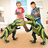 STEAM Life Remote Control Dinosaur Toys for Kids 3 4 5 6 7+ Light Up & Realistic Roaring Sound - T rex Dinosaur Toys - Electronic Walking Dinosaur Toys - Dinosaur Robot Toy for Kids Boys Girls (Green)