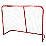 Franklin Sports Youth Street Hockey Net - Indoor + Outdoor Steel Hockey Goal for Kids Roller + Street Hockey - Portable Junior Goal - 54'