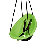 Swurfer Kiwi - Your Child's First Swing with Ergonomic Foam-Lined Shell Design, Blister Free Rope and 3-Point Safety Harness, Ages 9 Months and Up (Green2)