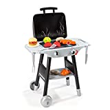 Smoby Smoby Roleplay BBQ Plancha Grill with 16-piece accessory set, Black Playset, 19.69 x 14.57 x 28.43 inches , Black/Grey
