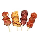 NUOBESTY 8pcs Kids Barbecue Toy Playset Pretend Play BBQ Grill Toy Artificial Roast Beef Model Toy Children Kitchen Cooking Food Pretend Play Accessories