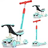 Kids Ride On Toys for 2 3 Year Old Boys and Girls, 3 Wheel Scooter for Kids Ages 3-5, 3 in 1 Scooters for Toddler Boy Toy