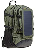 XTPower Hiking Solar Backpack with Removable 7 Wall Solar Panel for Smart Phones, Tablets, GPS, Bluetooth and GoPro devices in Navy Green