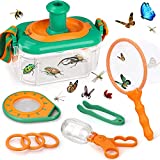 TOY Life Bug Catcher Kit for Kids - Bug Catching Kit with Butterfly Net, Critter Keeper, Magnifying Glass, Insect Catcher - Butterfly Kit - Bug Toys Kids Explorer Kit - Bug Kit for Kids 3 4 5 6 7 8