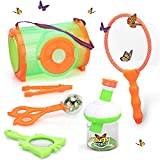 STEAM Life Bug Catcher Kit for Kids - Bug Catching Kit with Butterfly Net, Critter Keeper, Magnifying Glass, Insect Catcher - Butterfly Kit - Bug Toys Kids Explorer Kit - Bug Kit for Kids 3 4 5 6 7 8