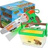 Nature Bound Bug Catcher Vacuum with Light Up Critter Habitat Case for Backyard Exploration - Complete Kit for Kids Includes Vacuum and Cage, Green