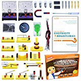 Teenii Electricity and Magnetism Experiment Kit for Kids Basic Circuit Learning Set Electromagnetism STEM for Teens Physics Science Lab Ecucational Toys for Child Age 8+