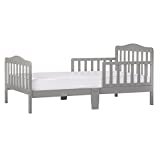Dream On Me Classic Design Toddler Bed in Cool Grey, Greenguard Gold Certified