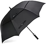 G4Free Golf Umbrella 54/62/68 Inch Large Oversize Double Canopy Vented Automatic Open Stick Umbrellas for Men and Women