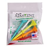 Martini Golf Tees DMT007 Durable Plastic Step-UP Tees (5 Pack), Assorted Colors, 3.25'