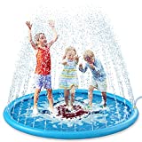 Jasonwell Splash Pad Sprinkler for Kids 68' Splash Play Mat Outdoor Water Toys Inflatable Splash Pad Baby Toddler Pool Boys Girls Children Outside Backyard Dog Sprinkler Pool for Age 1 2 3 4 5 6 7 8 9