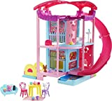 Barbie Chelsea Playhouse (~20-in) Transforming Dollhouse with Slide, Pool, Ball Pit, Pet Puppy & Kitten, Elevator, 15+ Accessories, Gift for 3 to 7 Year Olds