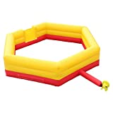 Leaper Protable Inflatable Gaga Ball Pit with Air Blower Easy to Set Up and Store Suitable for Family School Summer Camp (15FT)