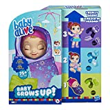 Baby Alive Baby Grows Up (Dreamy) - Shining Skylar or Star Dreamer, Growing and Talking Baby Doll, Toy with 1 Surprise Doll and 8 Accessories , Blue