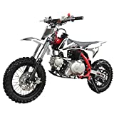 X-PRO X12 110cc Dirt Bike Automatic Transmission Electric Start Gas Dirt Bike Pit Bikes Youth Dirt Pitbike,12'/10' Tires!(Black)