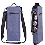 Beer Cooler Bag Golf Insulated Cooler Bag - Stores Up to 6 Cans Beer/Soda or 2 Bottles of Wine Discreetly in Your Golf Bag, Fits in Most Golf Bags Styles & Types (Blue-Purple)
