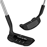 MAZEL Chipper Club Pitching Wedge for Men & Women,36 Degree - Save Stroke from Short Game,Right Hand (Black)