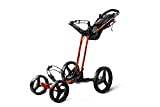 Sun Mountain Golf Pathfinder PX4 4 Wheel Push Cart - Inferno Black