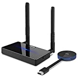 Innens Wireless HDMI Transmitter and Receiver Kits, Wireless Presentation Facility HDMI Dongle Adapter Support 4K @30Hz for Streaming Video/Audio from Laptop, PC, Smartphone to HDTV/Projector