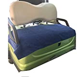 Dr.Acces Golf Cart Seat Cover | Golf Cart Seat Blanket Fit All Golf Cart Blue