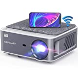DBPOWER Native 1080P WiFi Projector, Upgrade 9500L Full HD Outdoor Movie Projector, Support 4D Keystone Correction, Zoom, PPT, 300' Portable Mini Video Projector Compatible w/Phone/Laptop/DVD/TV