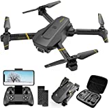 4DV4 Drone with 1080P Camera for Adults,HD FPV Live Video RC Quadcopter Helicopter for Beginners Kids Toys Gifts,2 Batteries and Carrying Case,Altitude Hold,Waypoints,3D Flip,Headless Mode