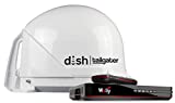 KING DT4450 DISH Tailgater Bundle - Portable/Roof Mountable Satellite TV Antenna and DISH Wally HD Receiver , White , Western & Eastern Arc Satellites