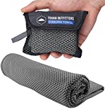 Cooling Towels - Sweat Rag & Towel for Gym, Workout, Running, Golf & Yoga - Head & Neck Cooling Wraps for Hot Weather - Neck Cooler for Quick Cool Down - Skin Cancer Foundation Recommended