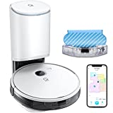 yeedi Vac Station Robot Vacuum and Mop, Self-Emptying 3 in 1, 30 Days Auto Empty, 3000Pa Suction, Carpet Detect, Smart Mapping, Editable Map, Clean Schedule, Virtual Boundary, 200mins Runtime