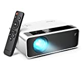 Mini Projector, 2022 Upgraded CiBest Video Projector Outdoor Movie Projector 7500L, LED Portable Home Theater Projector 1080P and 200' Supported, Compatible with PS4, PC via HDMI, VGA, TF, AV and USB…