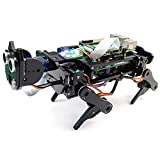 Freenove Robot Dog Kit for Raspberry Pi 4 B 3 B+ B A+, Walking, Self Balancing, Ball Tracing, Face Recognition, Ultrasonic Ranging, Camera Servo (Raspberry Pi NOT Contained)