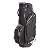 Izzo Golf Ultra-Lite Cart Golf Bag with Single Strap & Exclusive Features, Black