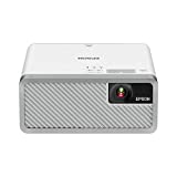 Epson EF-100 Smart Streaming Laser Projector with Android TV – White. Full 2-Year Limited Warranty (Renewed)