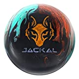 MOTIV Bowling Products Mythic Jackal Bowling Ball- Black Solid/Bronze/Turquoise Pearl 15lbs