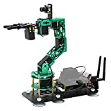 Yahboom Robot Arm Building Kit for Jetson Nano 4GB 6-DOF AI Development Robotic Hand for Adults App Controlled ROS Programmable Open Source Visual Identity (Without Jetson Nano 4GB)