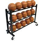 Trigon Sports Procage 3-Tier 15-Ball Hd Ball Cart