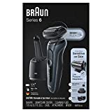 Braun Electric Razor for Men SensoFlex with Beard Trimmer, Rechargeable, Wet & Dry Foil Shaver with 4-in-1 SmartCare Center and Travel Case, Black