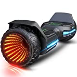 Gyroshoes All terrain Offroad Hoverboard, Electric Smart Self Balancing G5 Hoverboards with Flashing Wheels & Bluetooth Speakers for Kids Adults UL2272 Certified