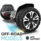 8.5 inch Warrior G2 Hoverboard Smart Self Balancing Scooter with Music Speaker and App-Enabled Hoverboard UL2272 Certificated All Terrain Off Road LED Lights