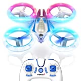 Force1 UFO 4000 LED Mini Drones for Kids - Small RC Drones for Beginners w/ 2 Quadcopter Batteries
