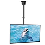 Suptek Ceiling TV Mount Fits Most 26-55 inch LCD LED Plasma Panel Display with Max VESA 400x400mm Loaded up to 45kg/100lbs Height Adjustable MC4602
