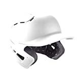 Mizuno B6 Fitted Adult Baseball Batting Helmet, White, Small