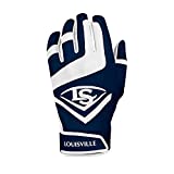Louisville Slugger Genuine Batting Gloves - Navy, Small