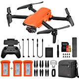 Autel Robotics EVO Nano+ Premium Bundle - 249g Mini Ultralight Professional 3-Axis Gimbal Drone with 4K RYYB HDR Camera, 50 MP Photos, 3D Obstacle Avoidance, PDAF + CDAF Focus, 10km HD Transmission, Nano Plus Fly More Combo (Orange)